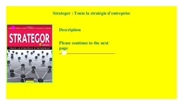 TÉLÉCHARGER STRATEGOR PDF GRATUIT GRATUIT PDF TÉLÉCHARGER STRATEGOR